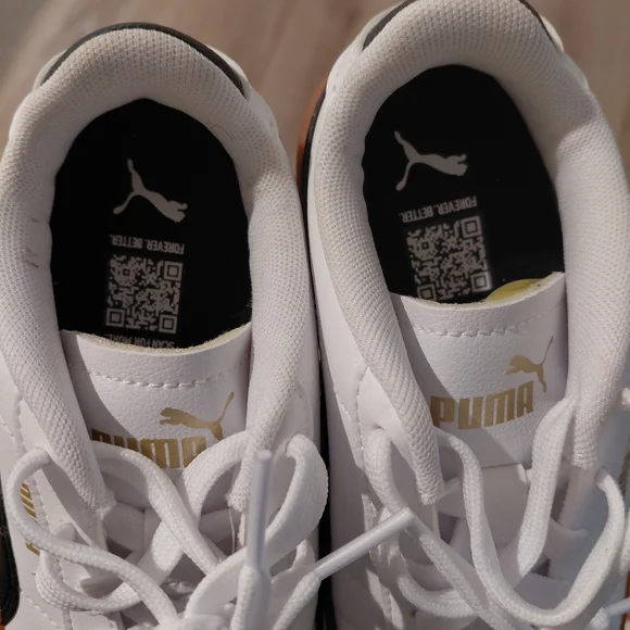 Puma Vikky V3 Black/White Toddler Boys Sneaker w/Rubber Sole Size 13 - Picture 7 of 9